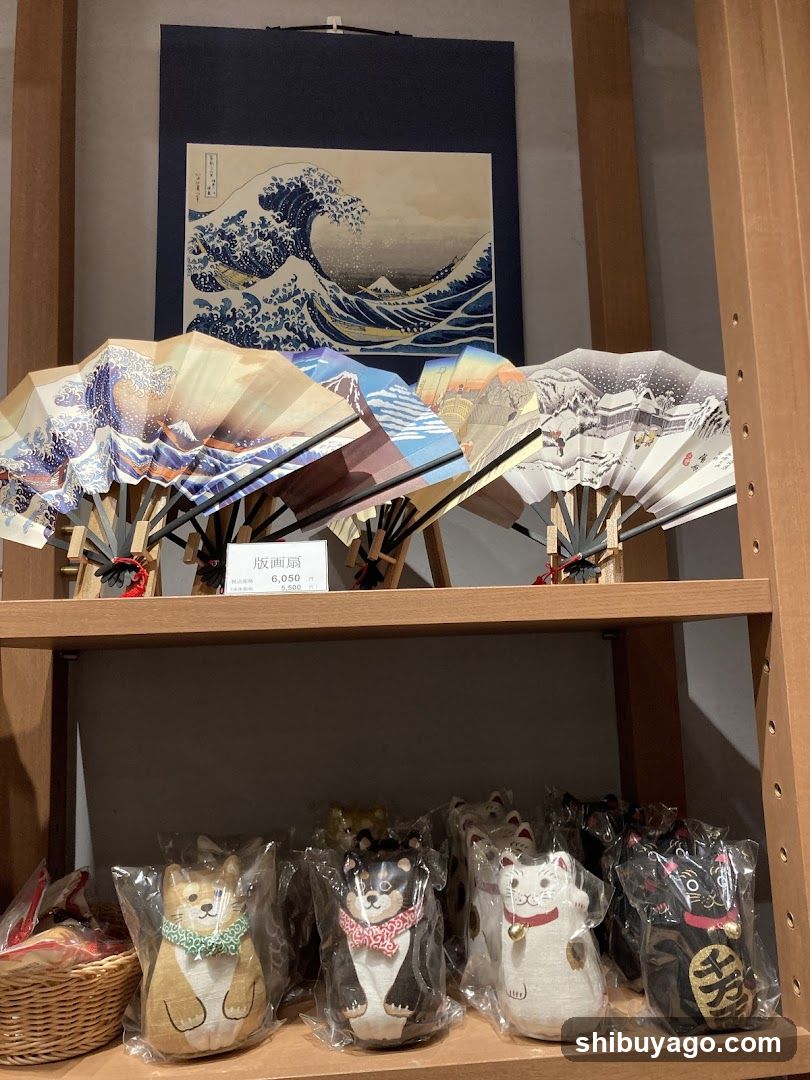 Japanese Art Merchandise Display