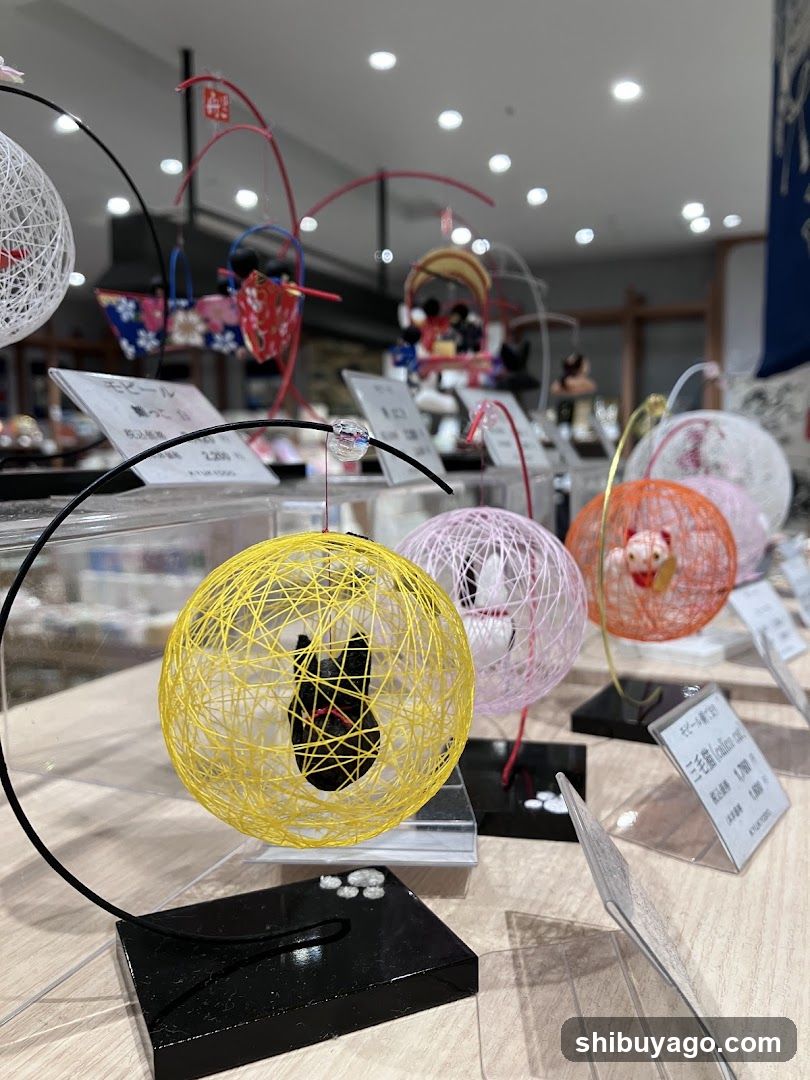Woven Ball Ornaments Display
