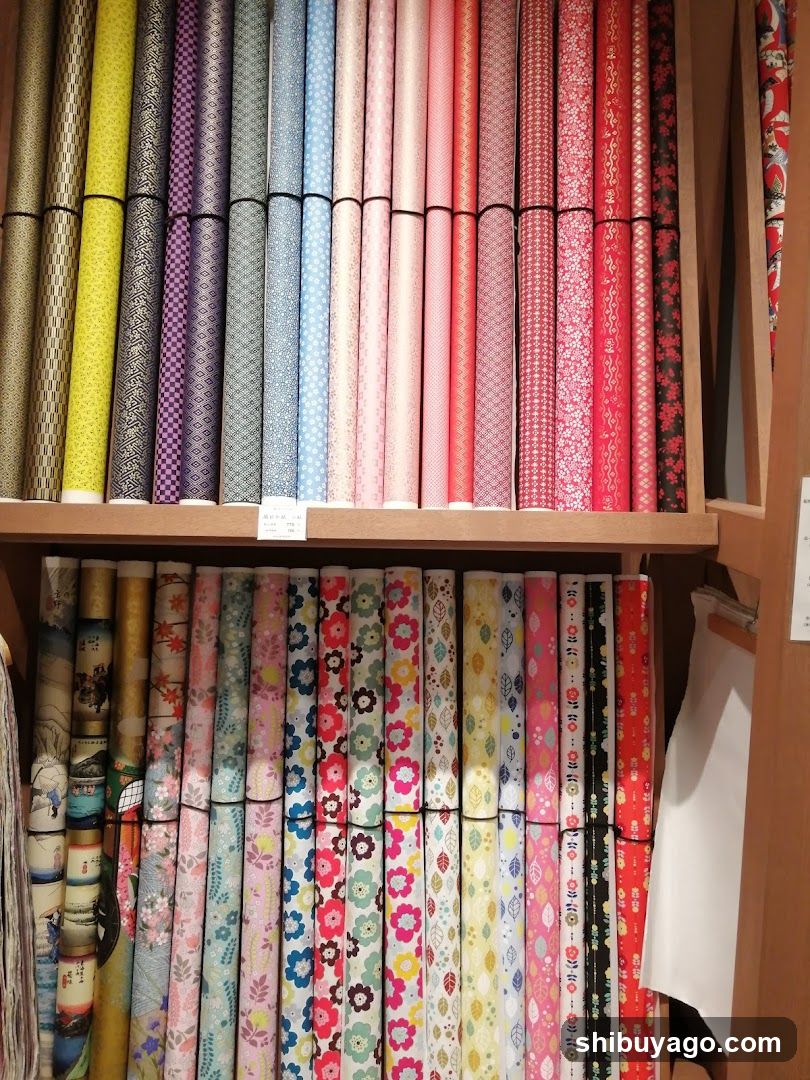 Fabric Rolls Display