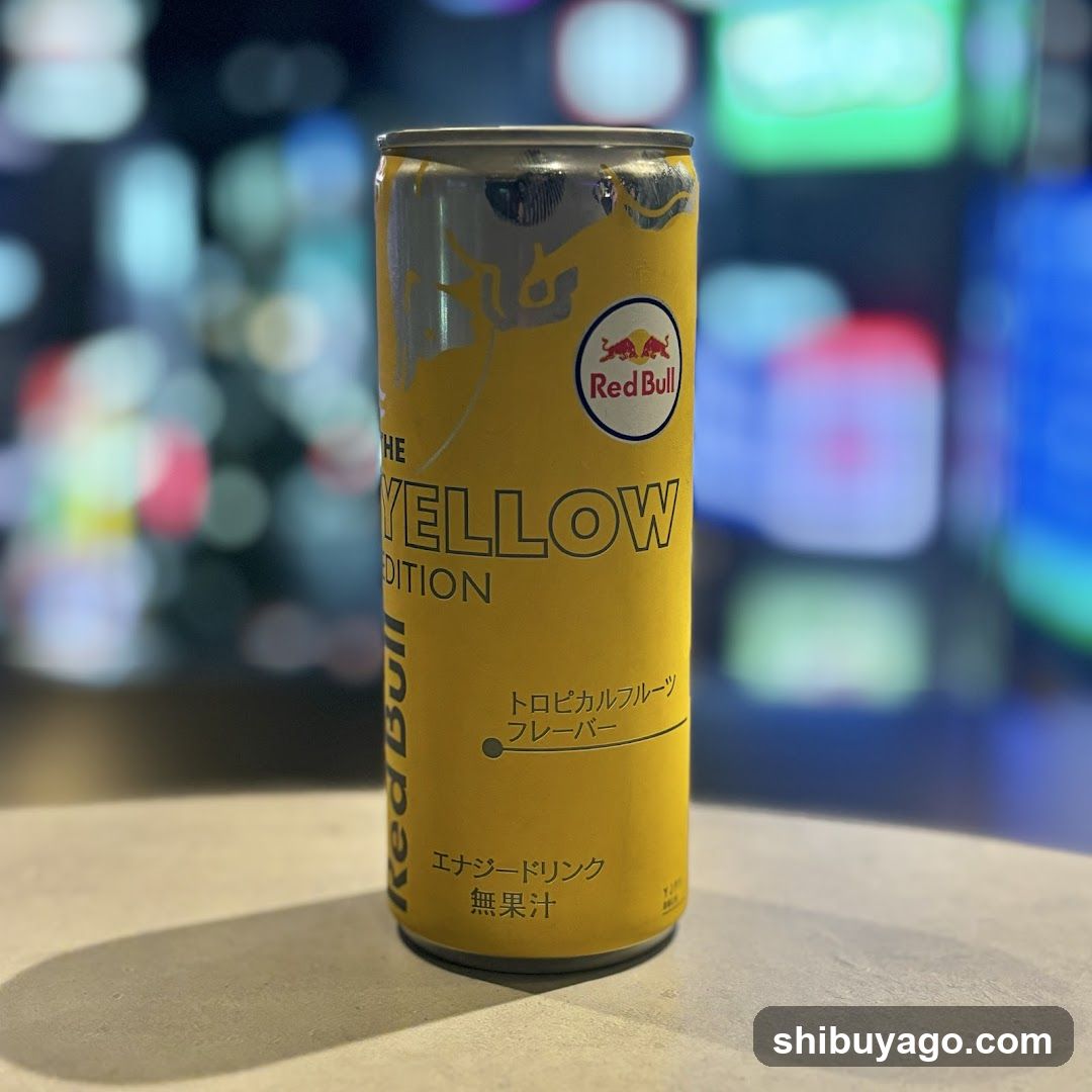 Red Bull Yellow Edition Can