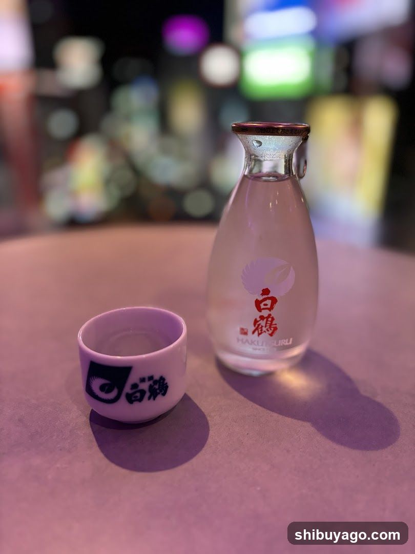 Sake Set on Table