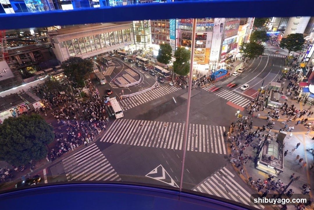 Night City Intersection View