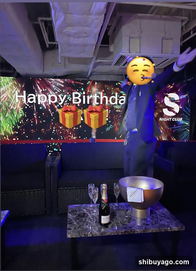 Birthday Celebration at Night Club