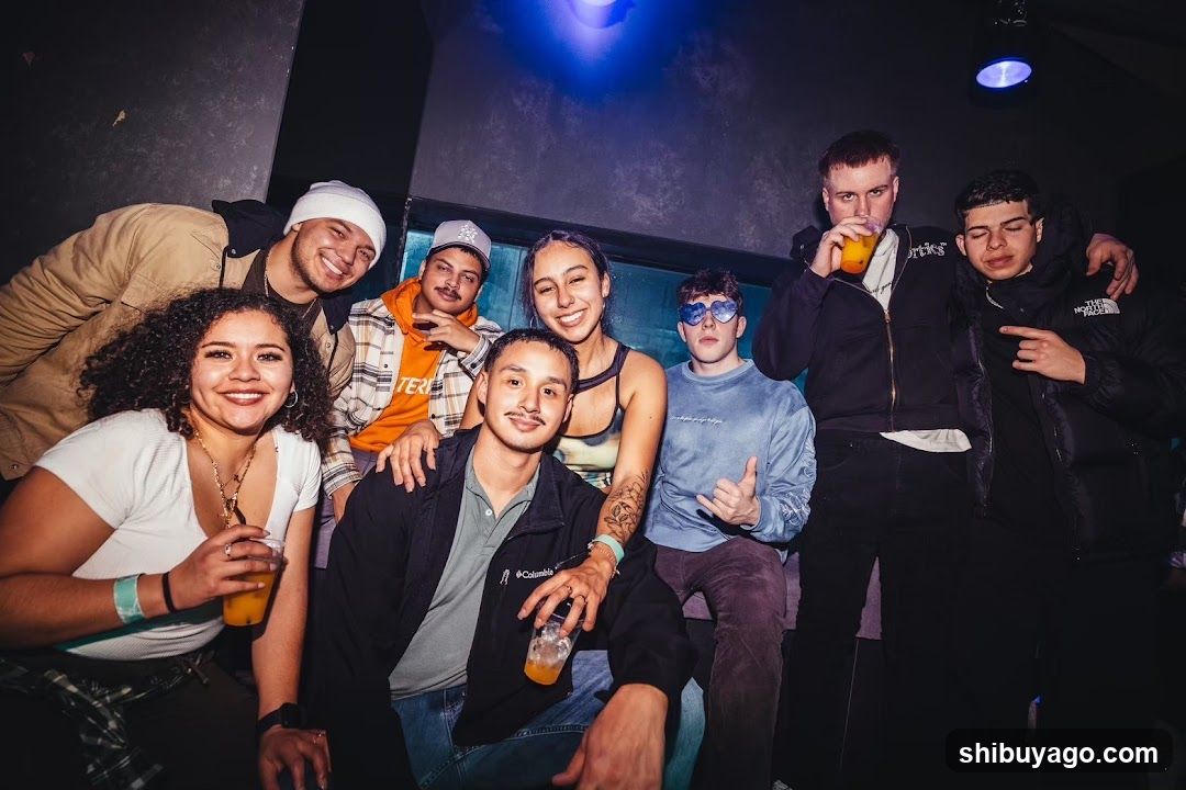 Group of friends at a party