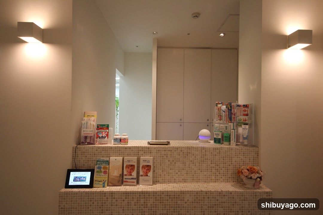 Reception Area with Product Display