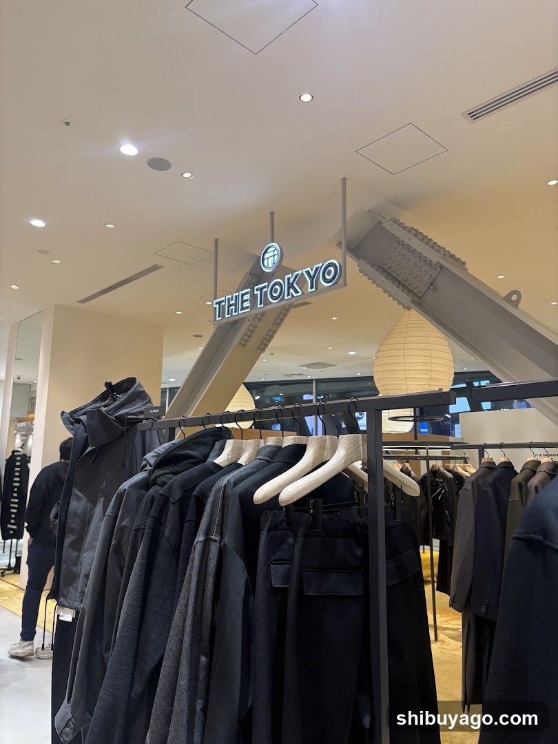 Clothing Store Interior Display