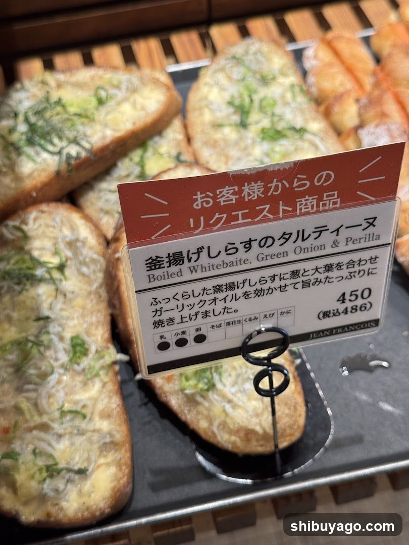 Bread Display with Price Tag