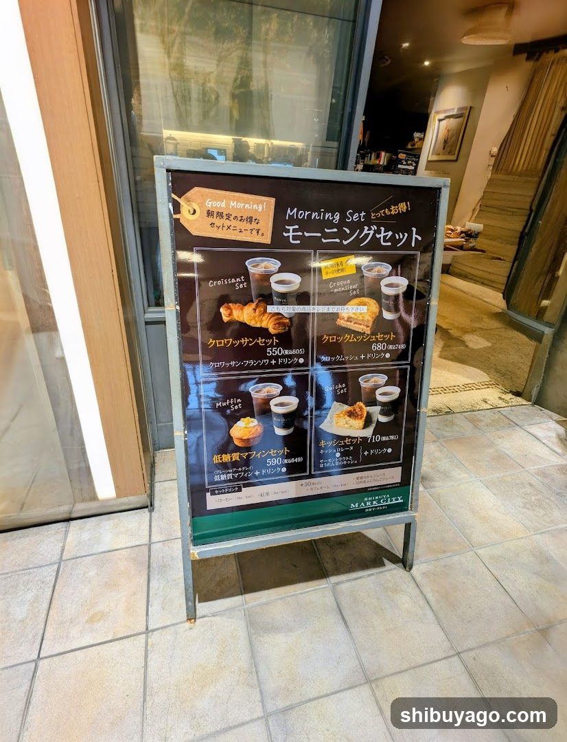 Morning Set Menu Board