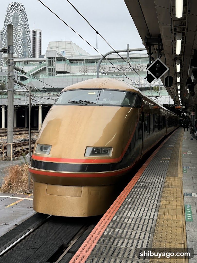 Shinkansen at Station Platform