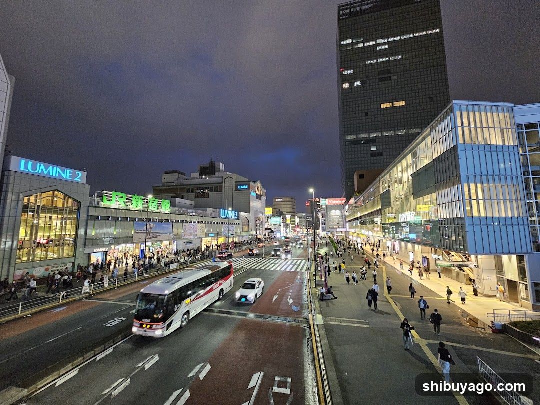 Night City Street Scene
