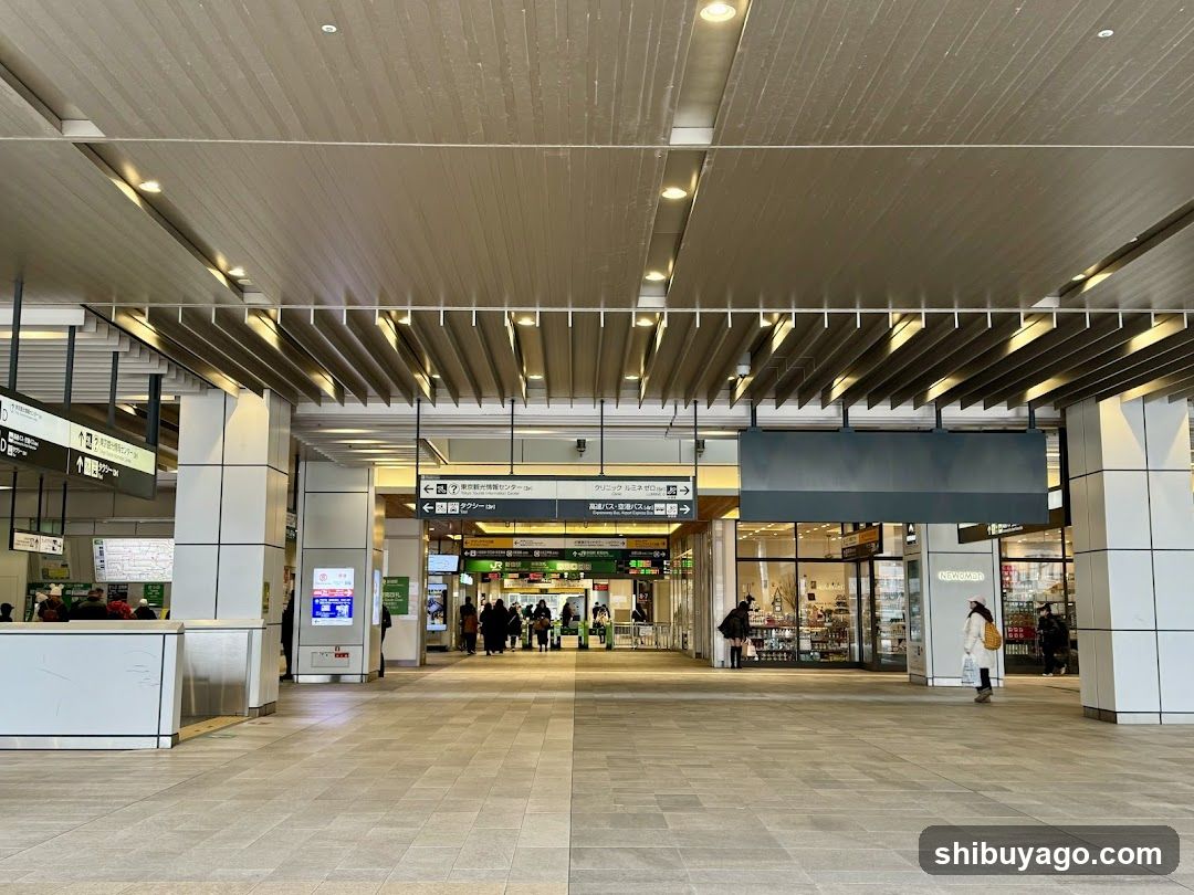 Station Interior Hallway