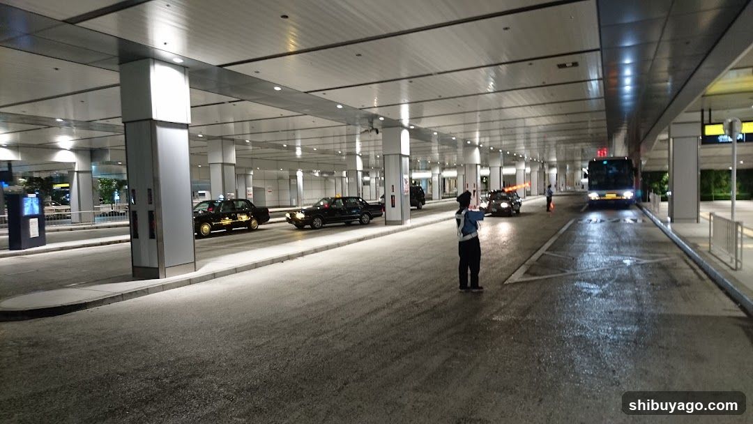 Taxi Stand at Night