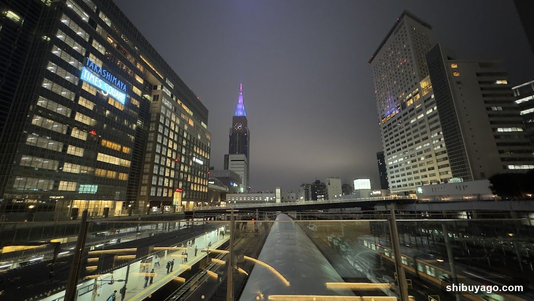Night Cityscape with Takashimaya Building