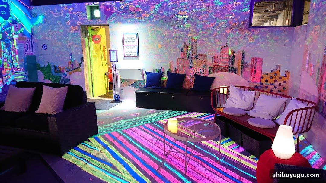 Neon Lounge Interior