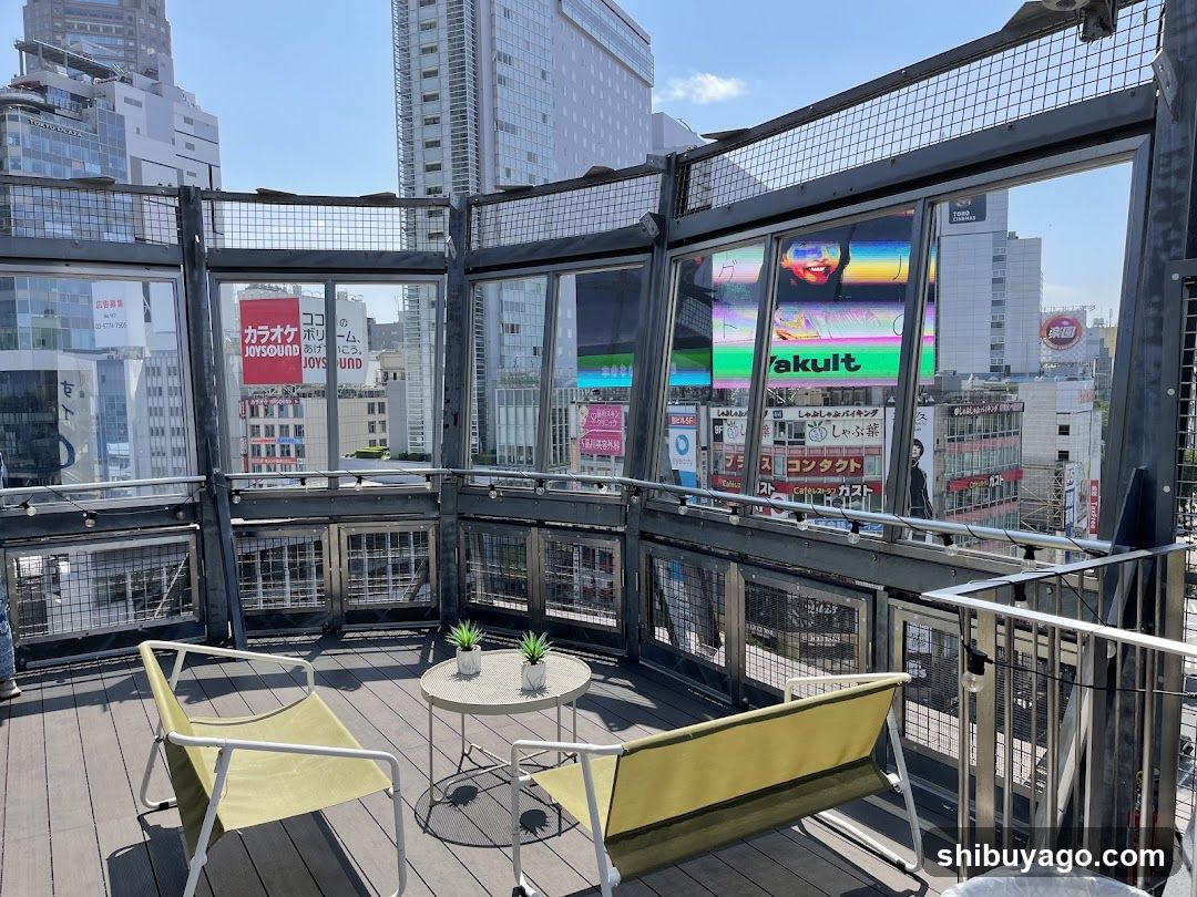 Tokyo Rooftop Terrace View