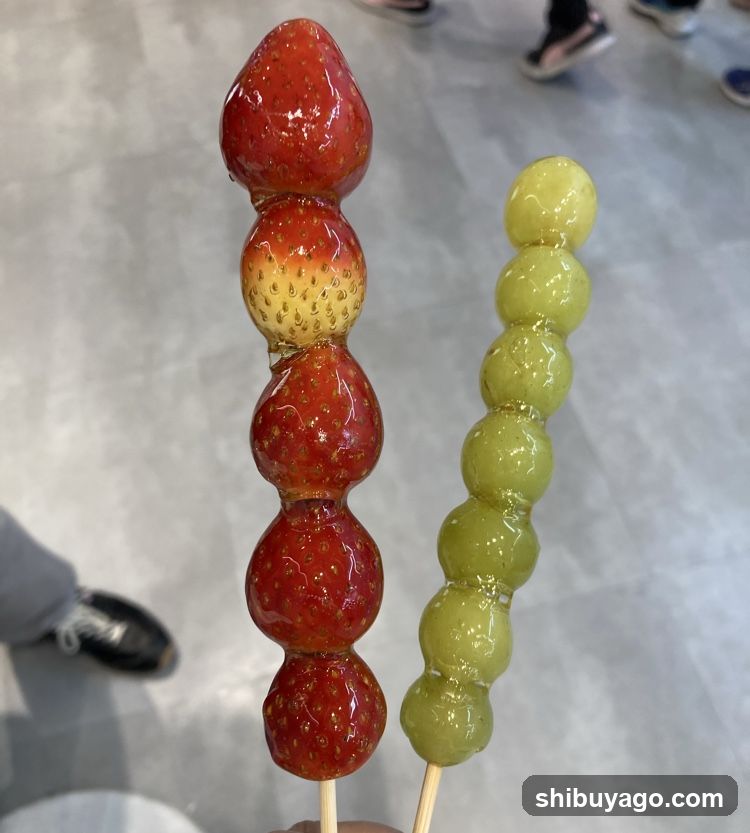 Candied Fruit Skewers