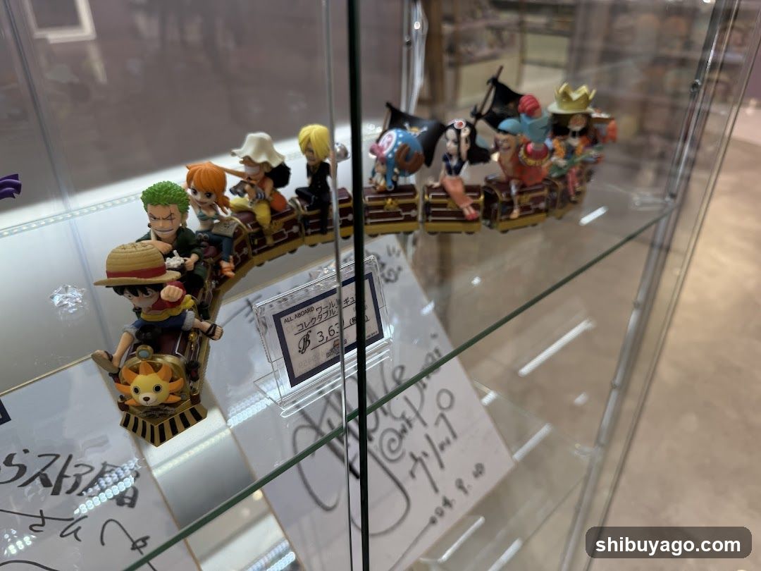 One Piece Train Figure Display