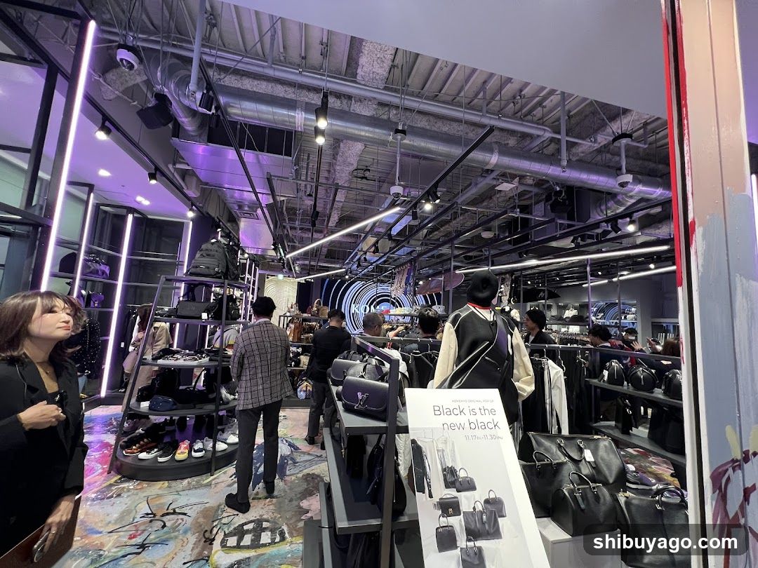 Fashion Store Interior with Product Displays