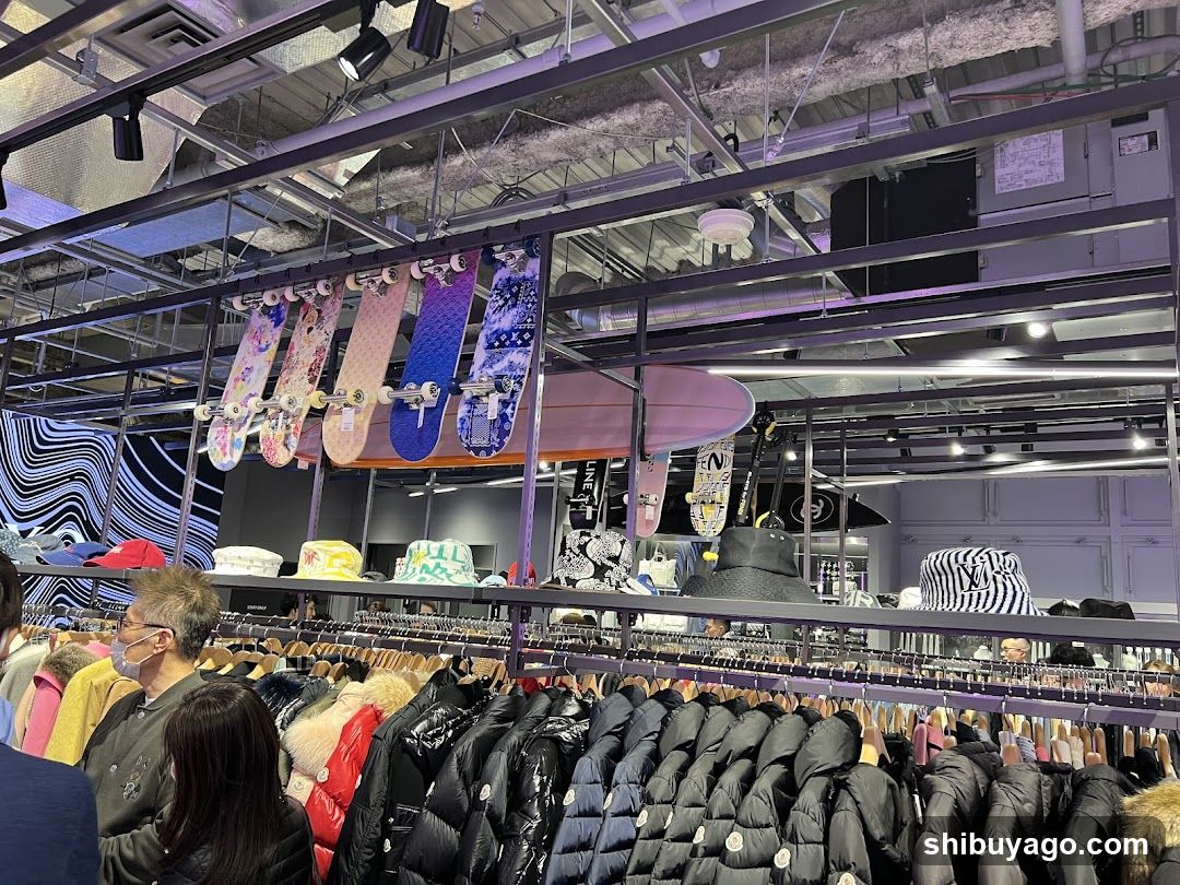 Skateboard and Clothing Store Interior
