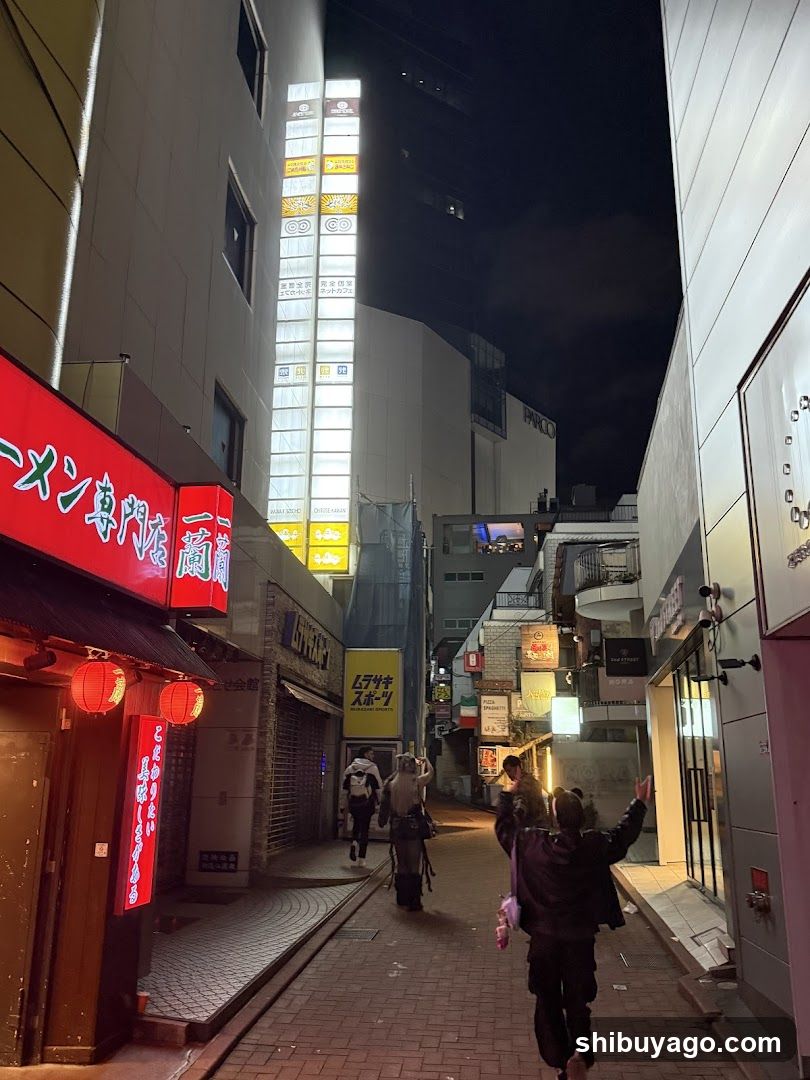 Nighttime Alleyway in Japan