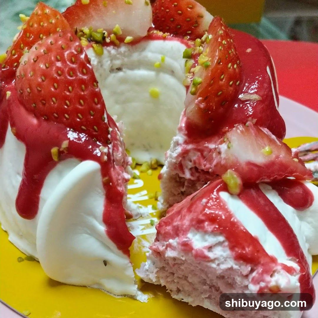 Strawberry Ice Cream Cake