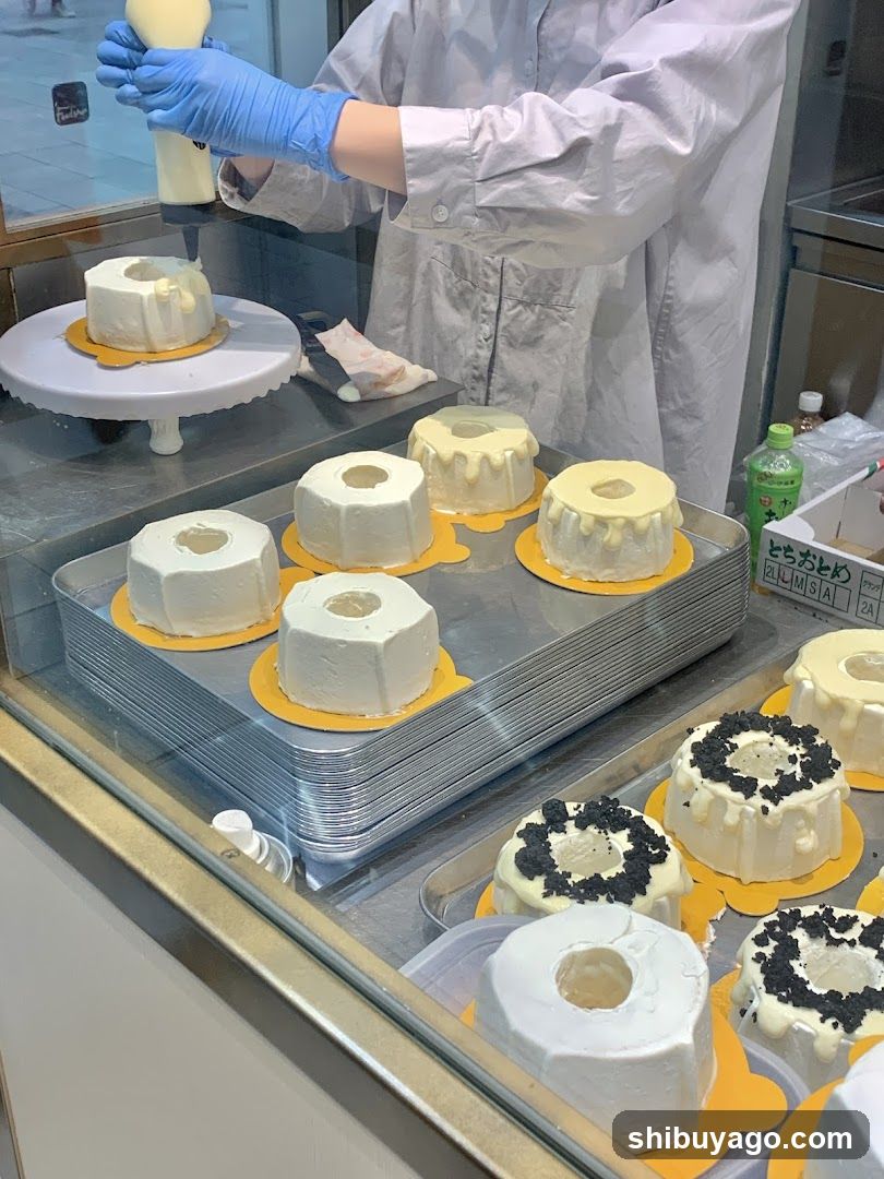 Bakery Interior with Cake Decorating