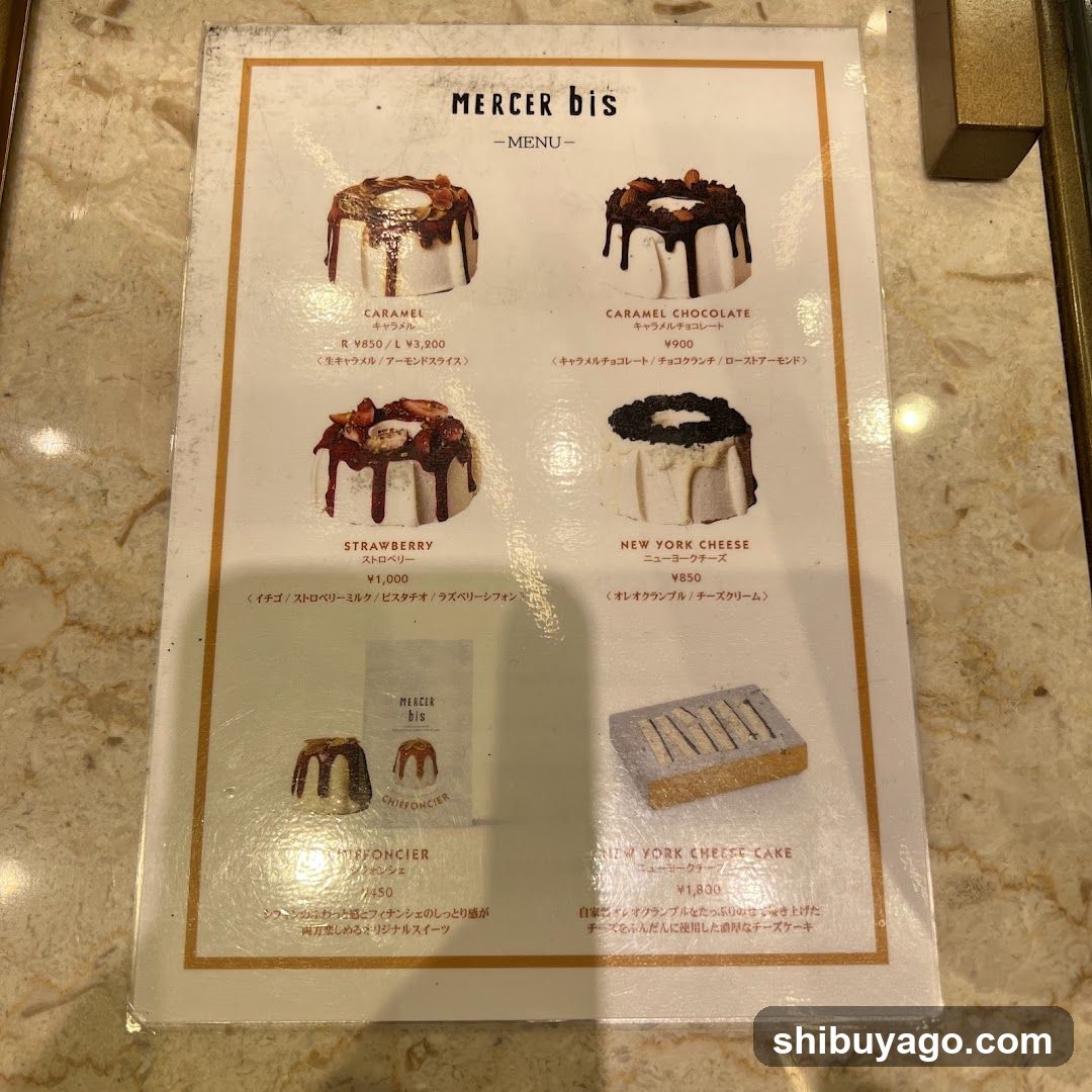 Mercer Dis Menu