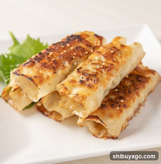 Grilled Pancake Rolls with Sesame Seeds
