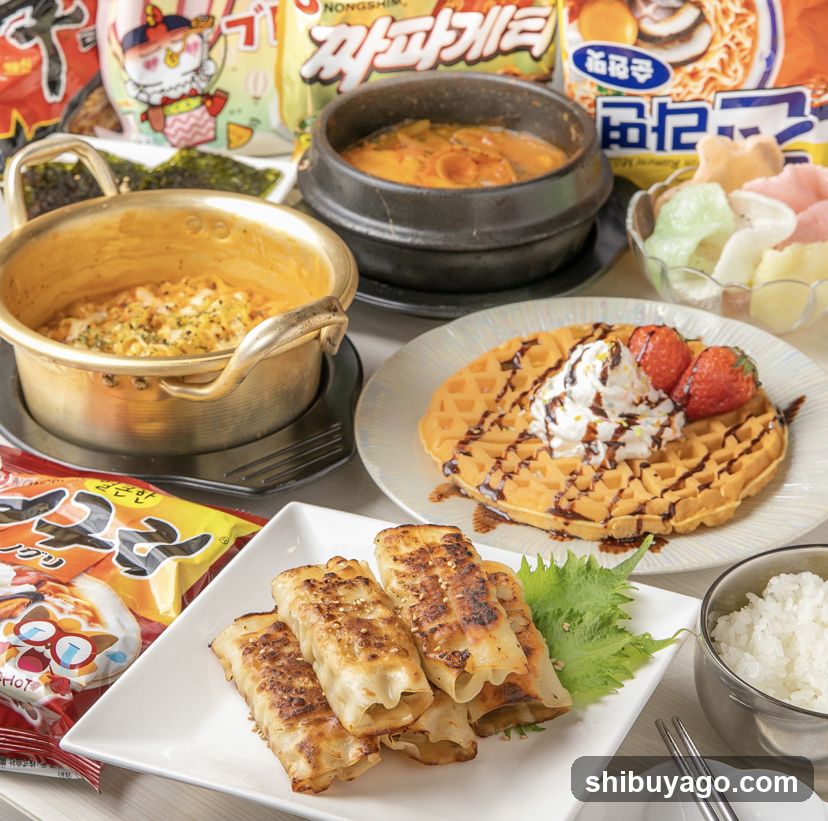 Korean Food Spread