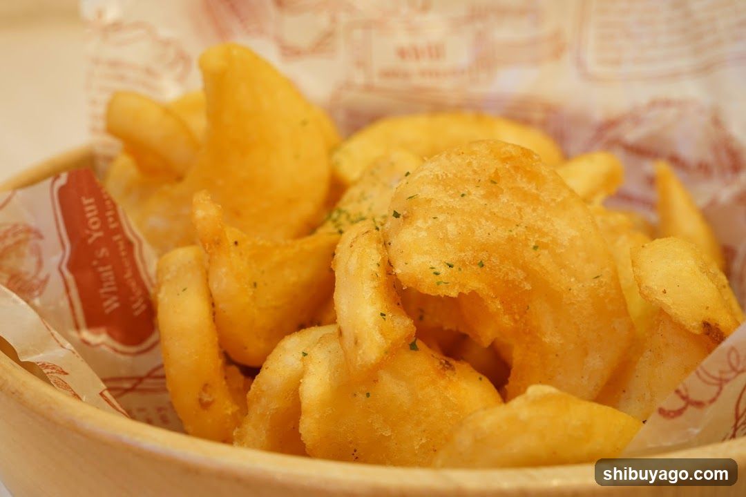 Fried Food in Paper Basket