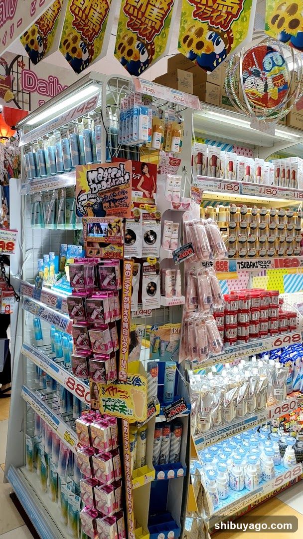 Aisle of Beauty and Personal Care Products