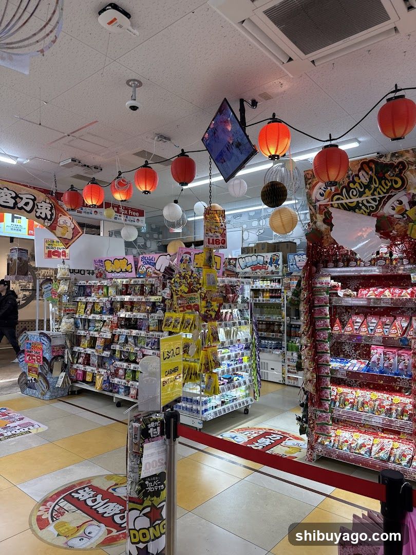 Convenience Store Interior with Decorations
