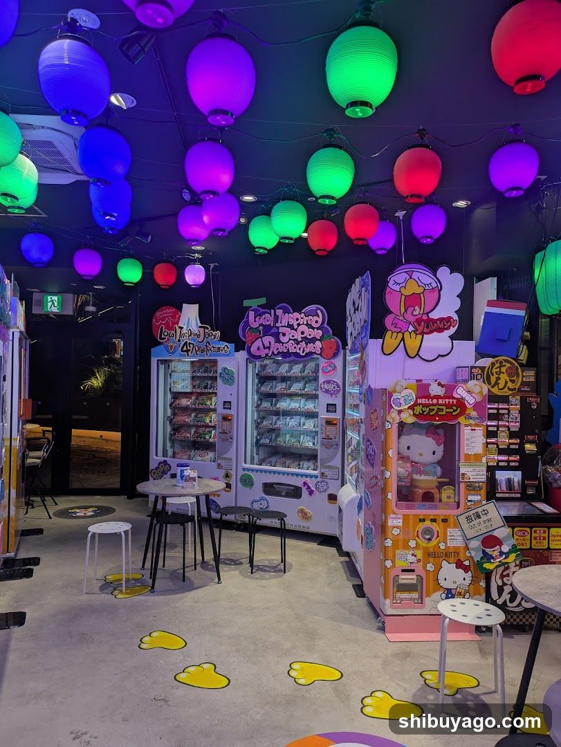 Vending Machine Shop Interior