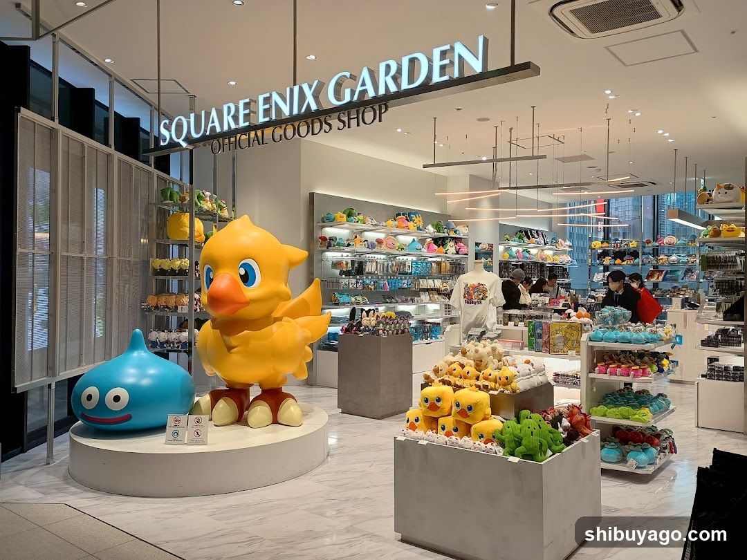 Square Enix Garden Official Goods Shop Interior