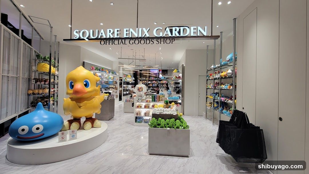 Square Enix Garden Official Goods Shop Interior