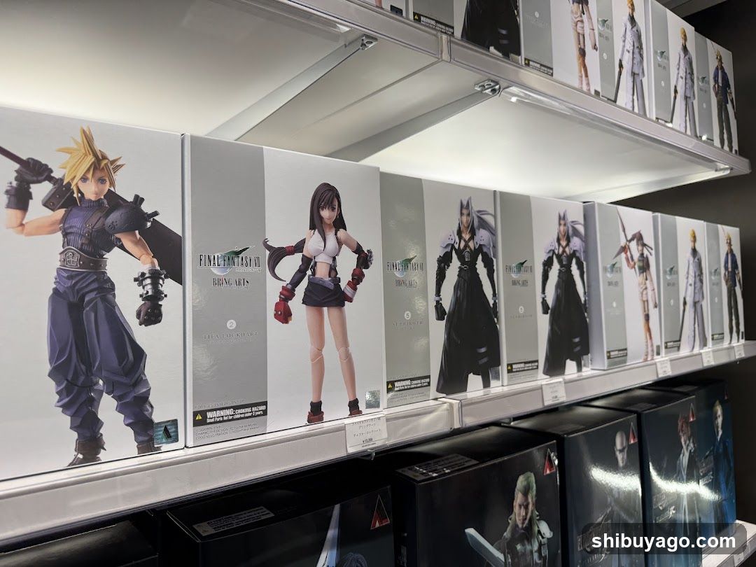 Final Fantasy Merchandise Display