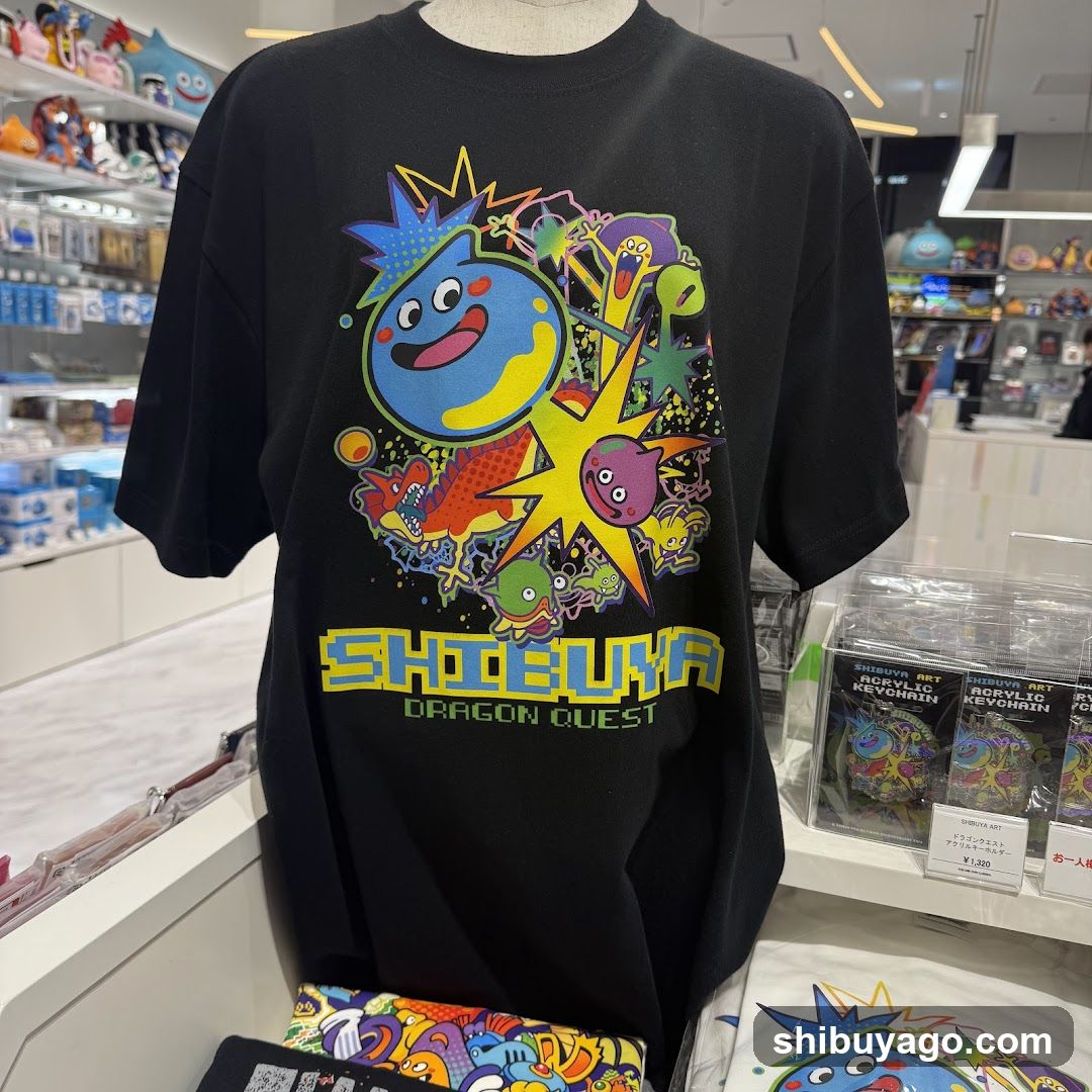 Dragon Quest Shibuya T-Shirt Display