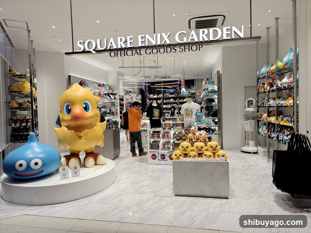 Square Enix Garden Official Goods Shop Interior