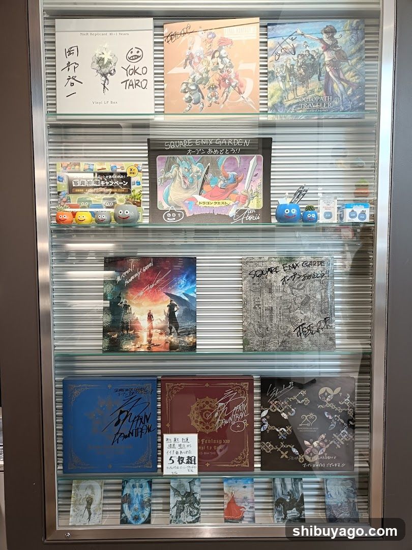 Square Enix Merchandise Display Case