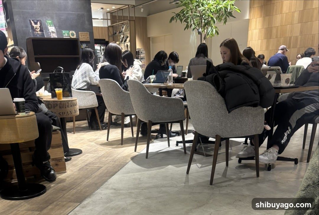Coffee Shop Interior Scene