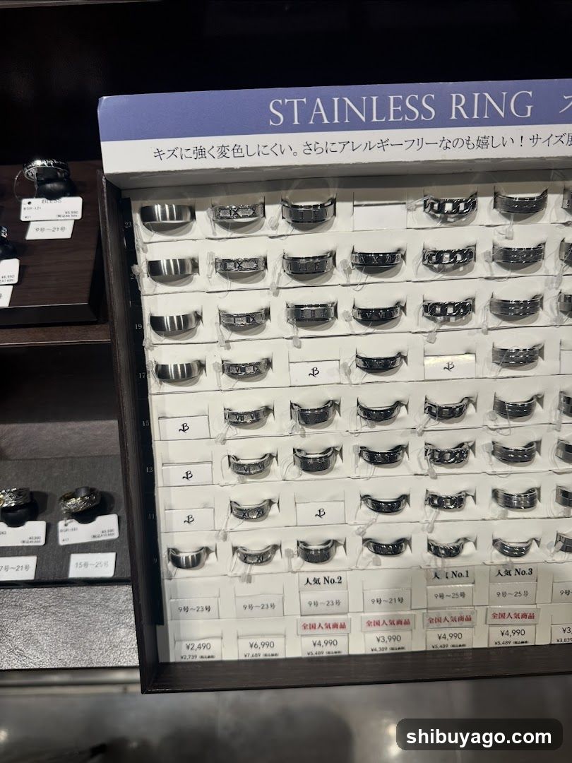 Stainless Ring Display
