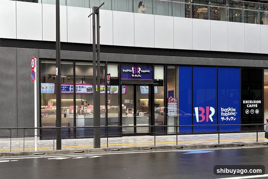 Baskin Robbins storefront