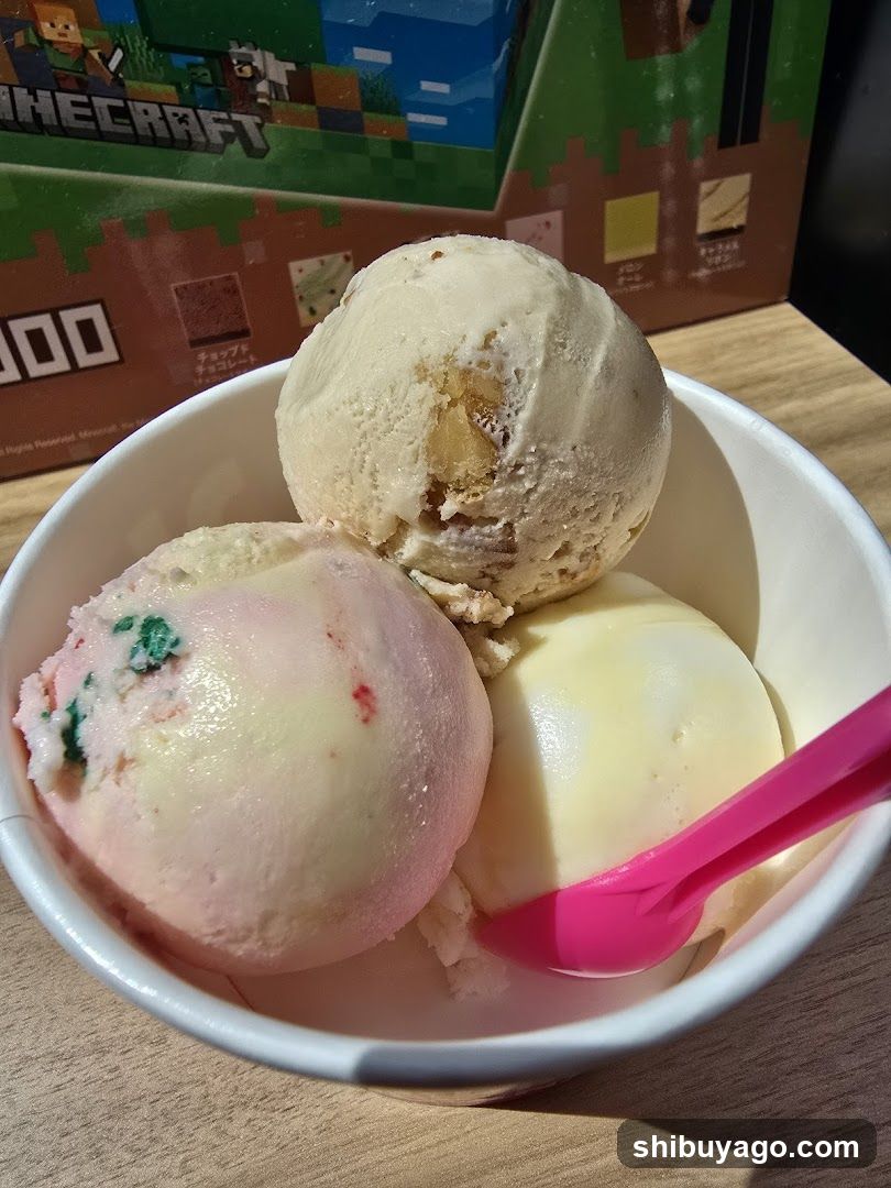 Minecraft Ice Cream Bowl