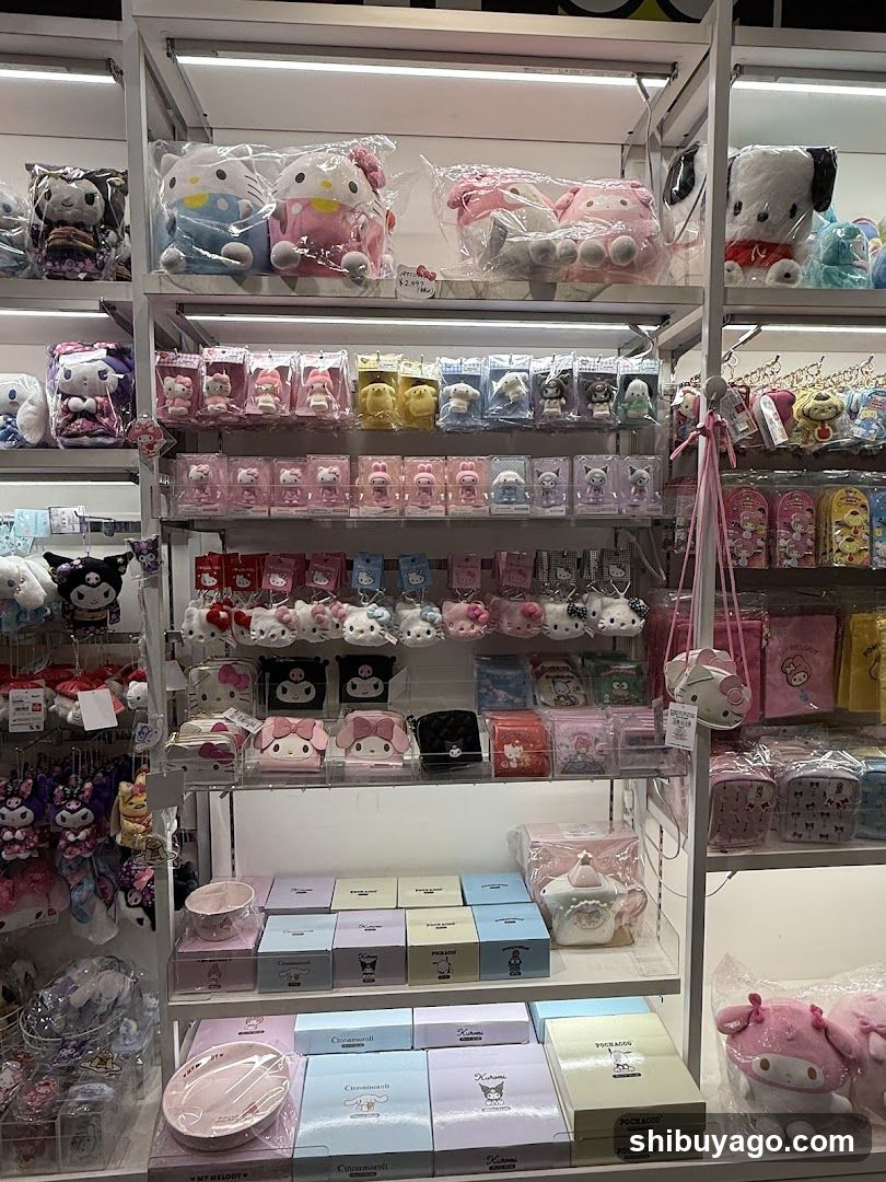 Sanrio Merchandise Display