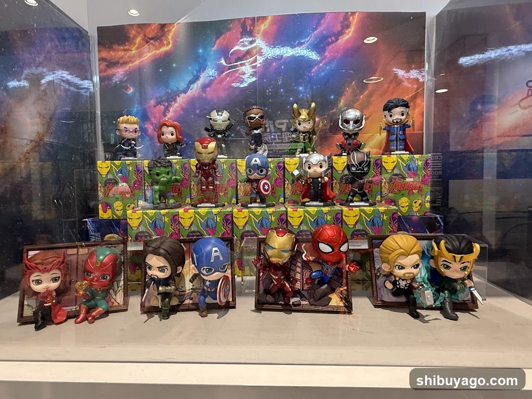 Avengers Q-Figure Display