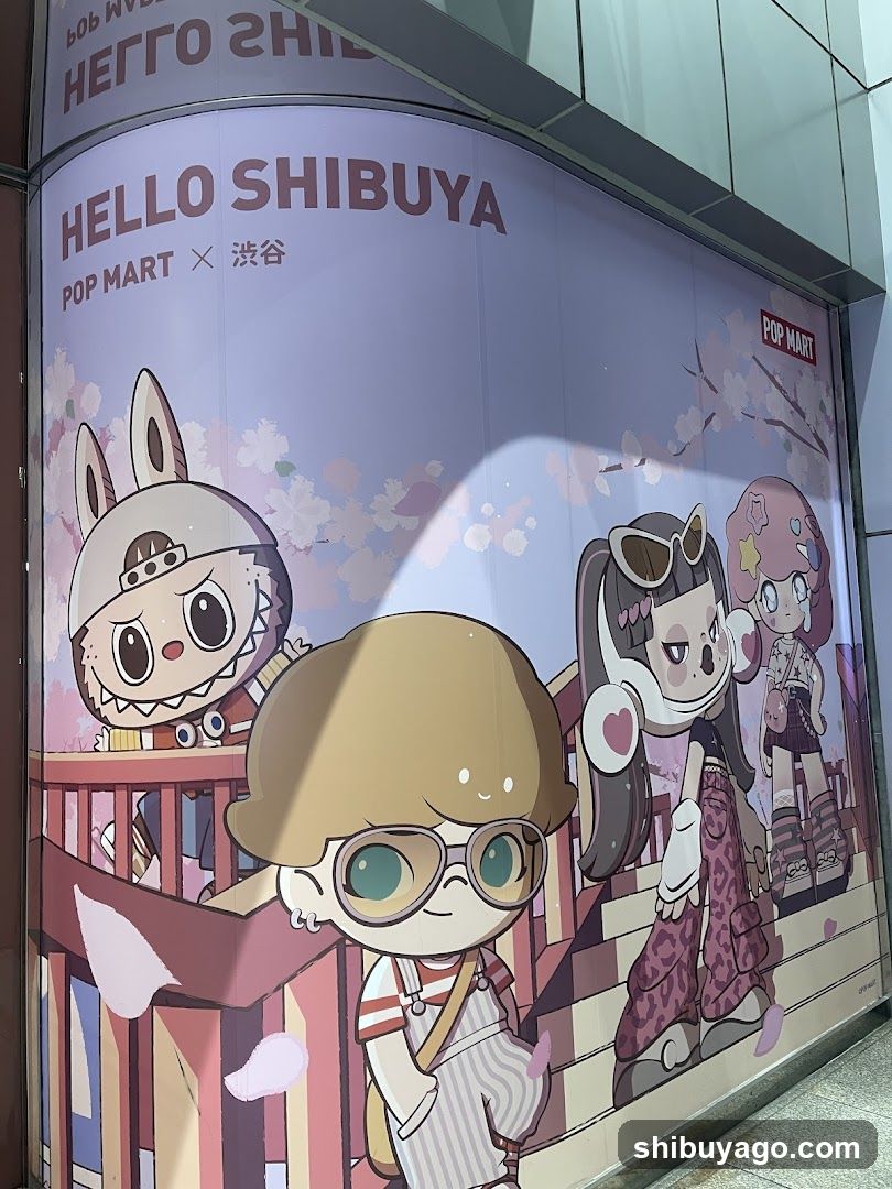 Hello Shibuya Pop Mart x Shibuya Collaboration