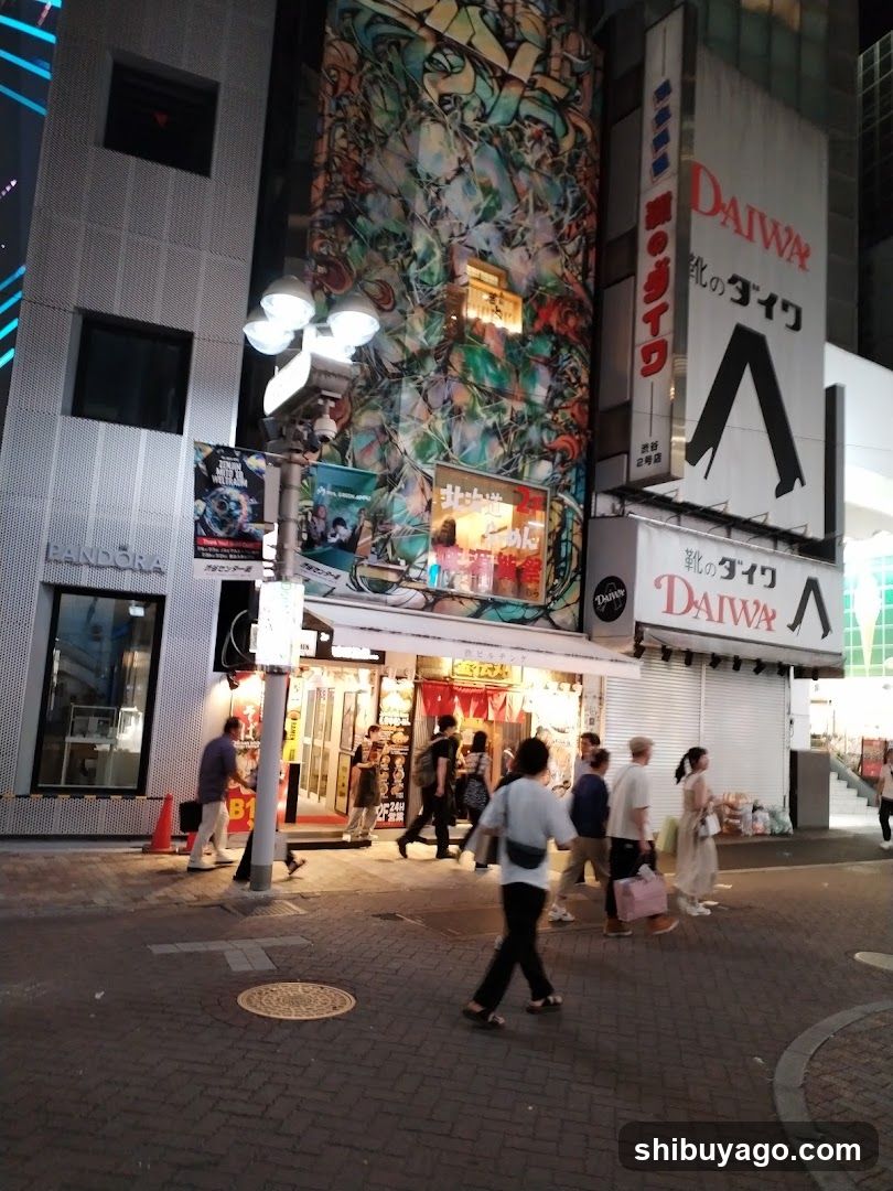 Daiwa Building Exterior at Night