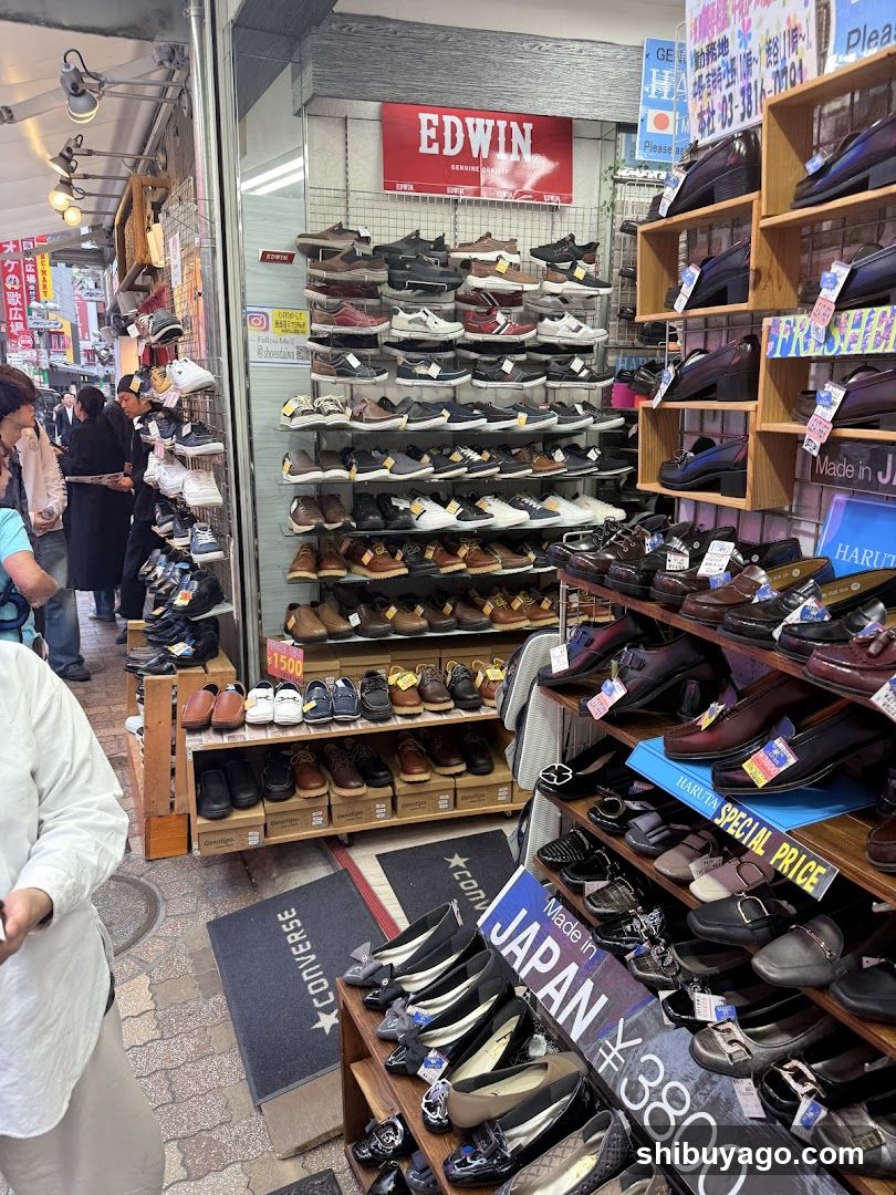Shoe Store Interior and Exterior View