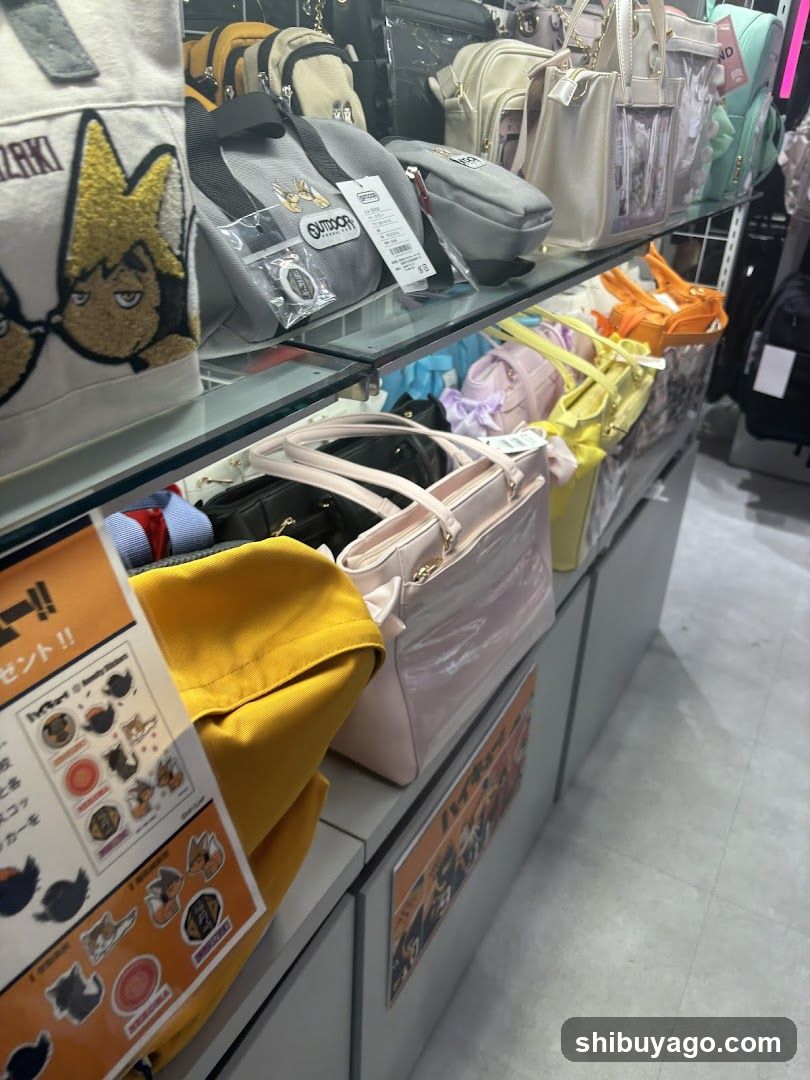 Anime Merchandise Display