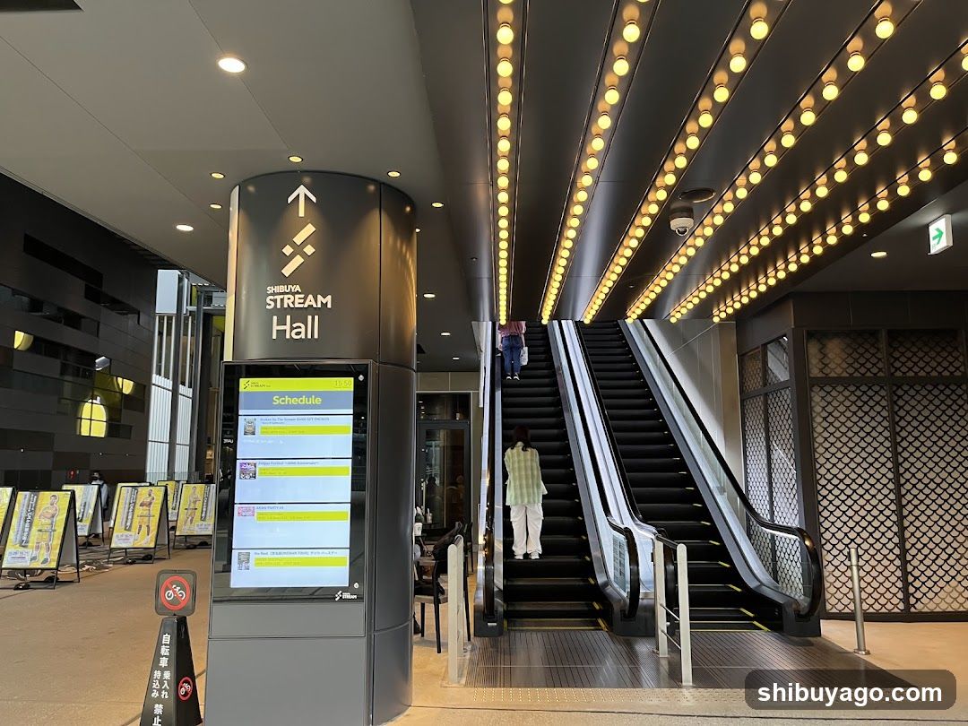 Shibuya Stream Hall Interior
